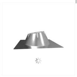 DuraVent DuraPlus All-Fuel Chimney 6in. Diameter Roof Flashing, 0/12-6/12 (OBO)