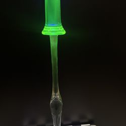 Cenedese MURANO Glass Candlestick Holder (1) 18.5” tall