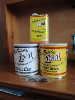 1-Shot sign painters lot