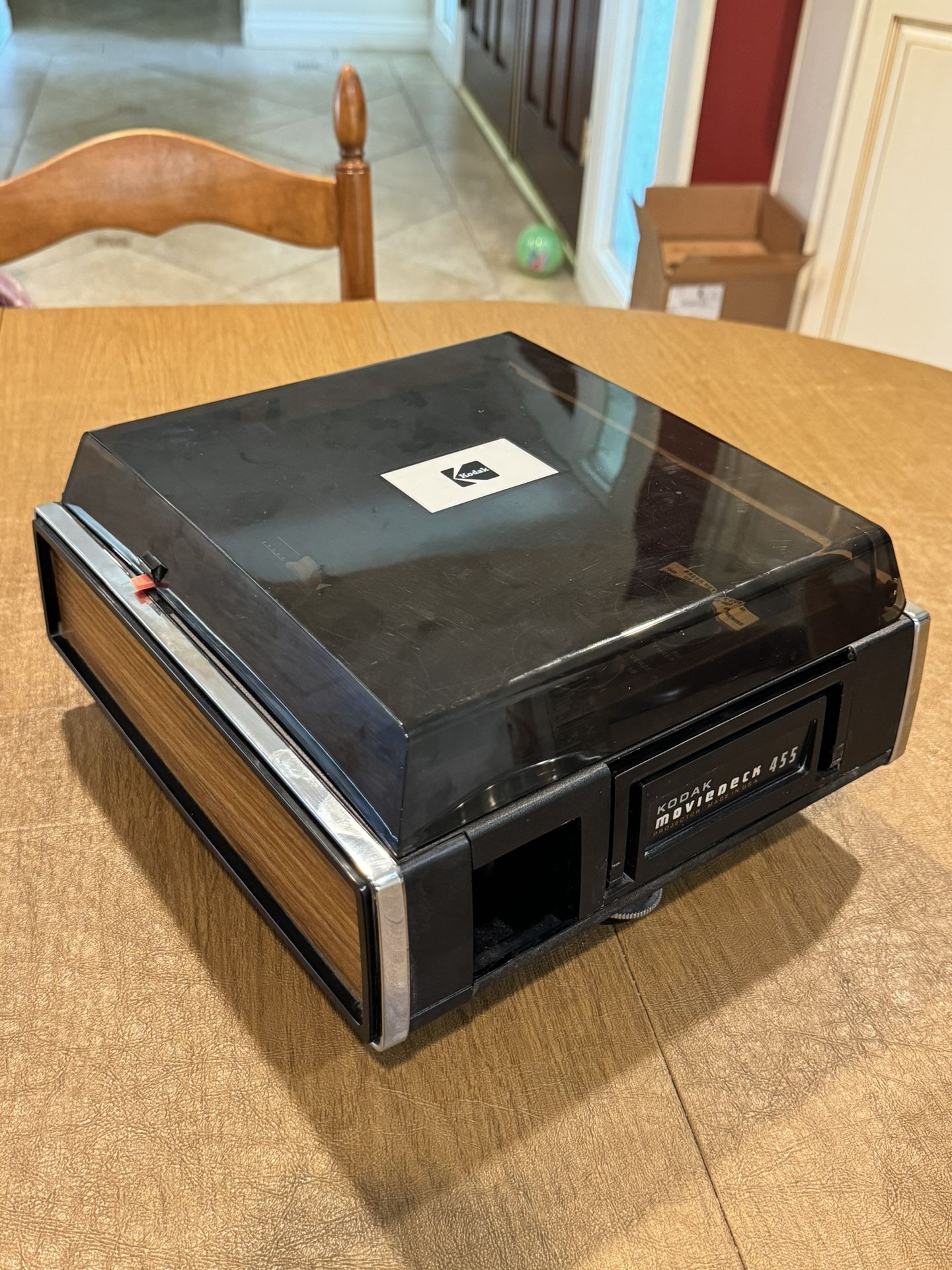 Kodak Moviedeck 455 Projector/transf Displays 8/ Super 8 Film. Excel. Condition