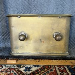 Antique Brass Fire Fender 