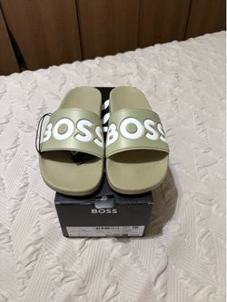 Hugo Boss Slides , Size 9