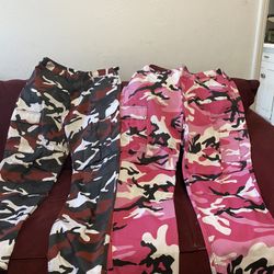 Men’s Camo Pants  Cool Style 36” To 39” Inches Brand New $20 Each