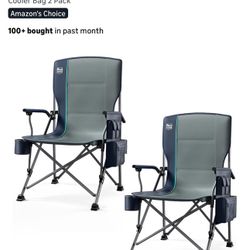 TIMBER RIDGE Oversized Folding Camping Chair 