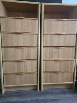 (2 set) 5-drawer dressers