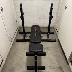 Home Gym Bench Press Squat Rack