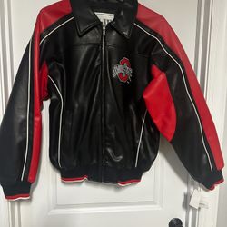 Ohio State Leather Jacket *Large* *NEW*