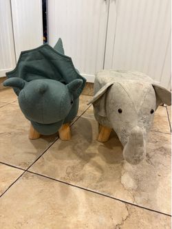 Kids animal stools 2 for $15