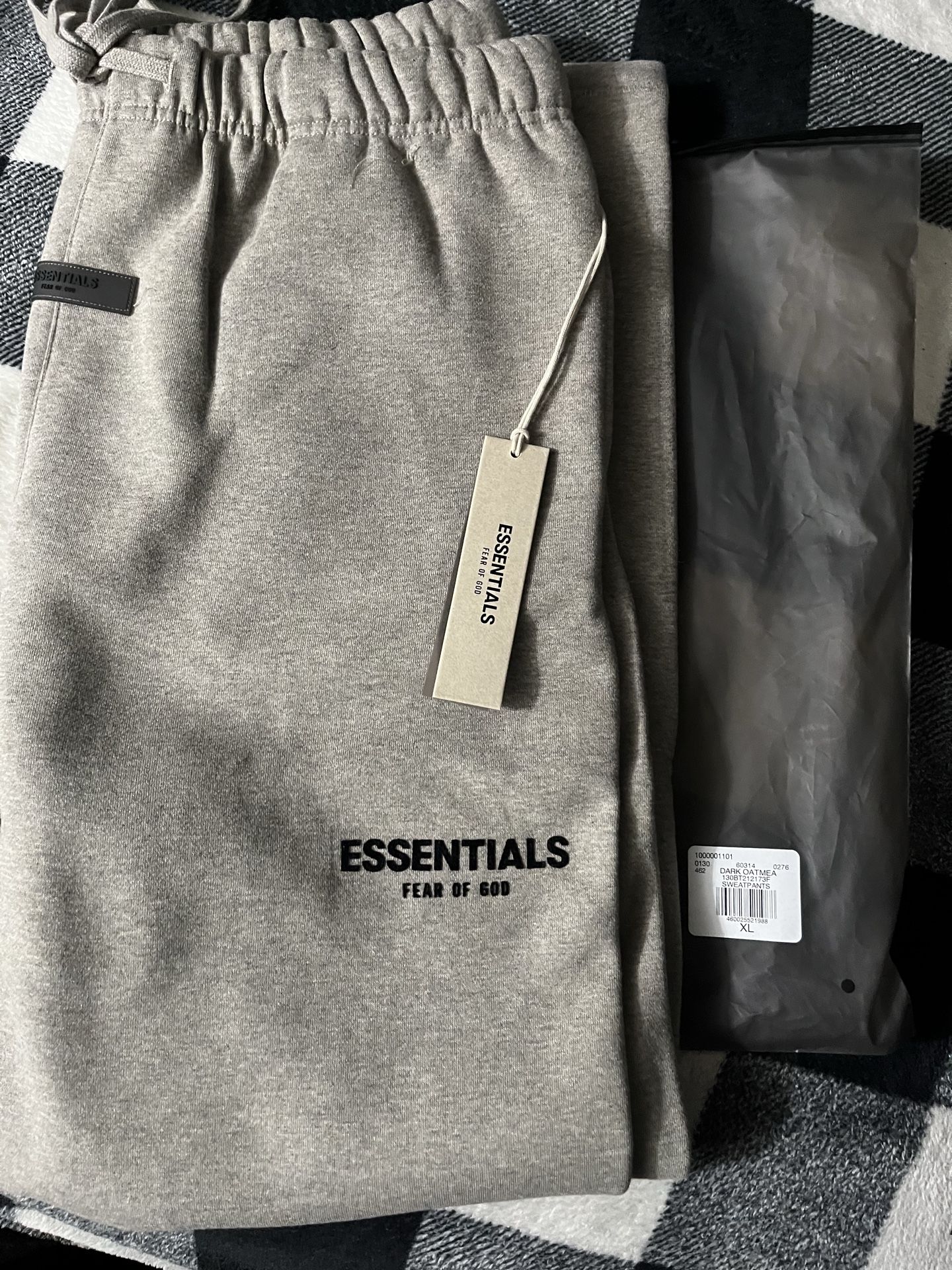 Essentials dark oatmeal sweatpants