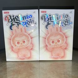 TWO POP MART LABUBU MONSTERS BIG INTO ENERGY (VINYL PLUSH BLIND BOX)