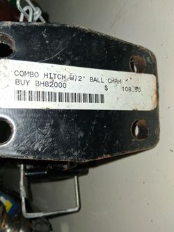 Trailer hitch & Ball. Pintle Hook ( See Description)