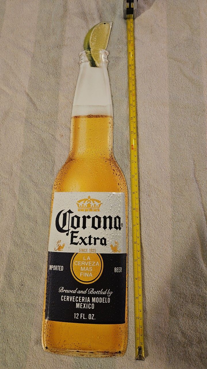 Corona Bottle Tin Sign $20 Firm On Price 