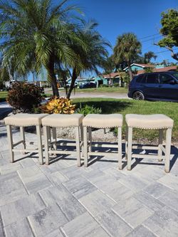 4 matching barstools $65 OBO