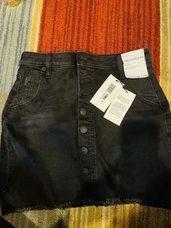 Calvin Klein Denim 24 Inch XS Skirt New 