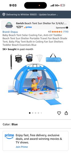 Baby Beach Tent