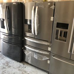 Samsung French Door Refrigerator Black Steel 