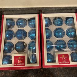 Vintage Set of 12 mercury glass Ornaments per purchase