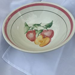 Large 12" ceramic bowl, made in Italy vintage