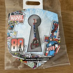 Disney - Captain America 80th Anniversary Collectible Key Pin – Special Edition