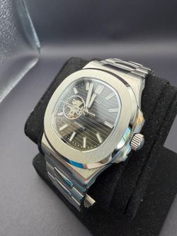 Custom Black Open Heart Nautilus Watch Mod
