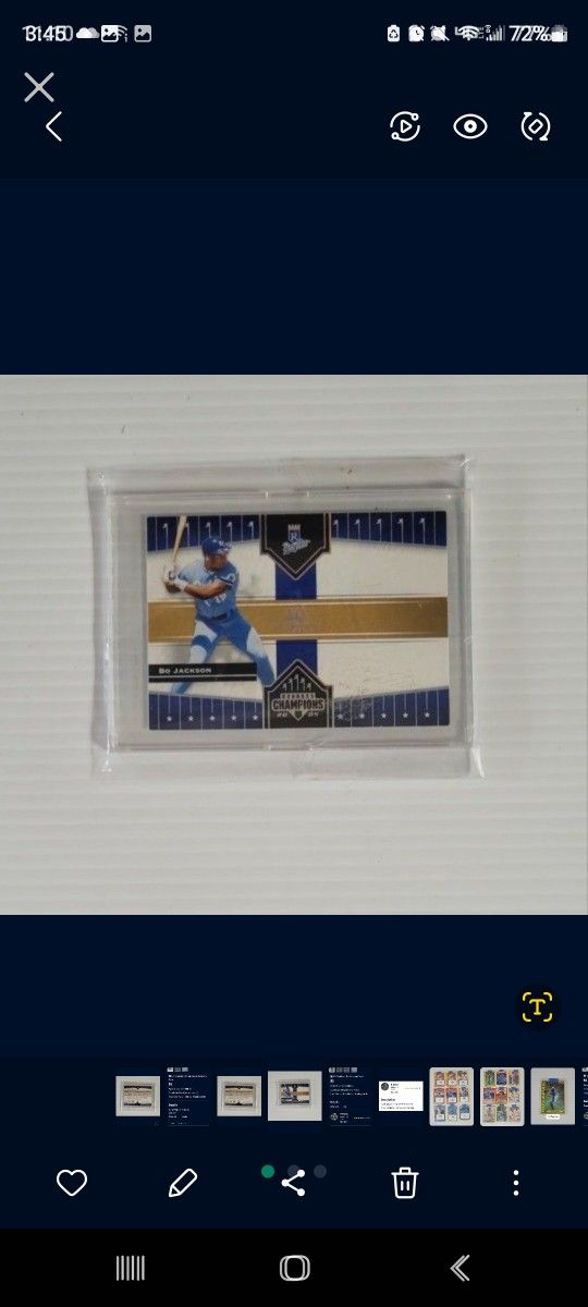 ⚾️ 2005 Donruss Champions Bo Jackson Card