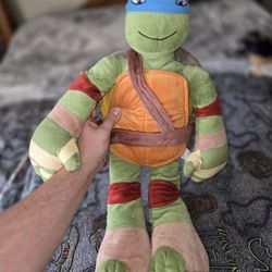Nickelodeon Teenage Mutant Ninja Turtles Leonardo Plush Large 24" Stuffed Doll