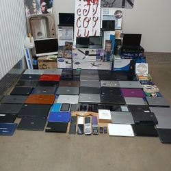 WHOLESALE LOT OF OVER 100 LAPTOPS TABLETS CELLPHONES DESKTOP FANS PAINTINGS FUNKO POPS BEST OFFER
