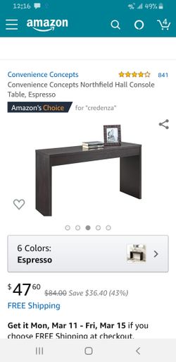 Wall table