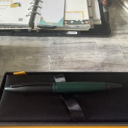 News Cross Pen Ballpoint , Matte Green And Black 