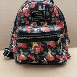 Loungefly Disney Beauty And The Beast Belle Roses Mini Backpack ( Offers Only )