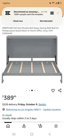 Murffy full size bed