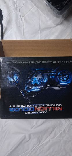 Led glow motor cycle lighting kit