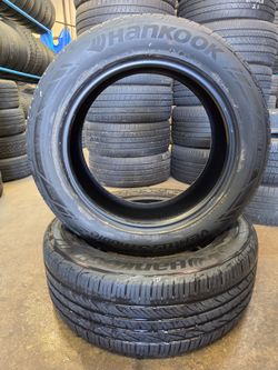 🔥 (2) 245 55 19 Hankook All Season Tires