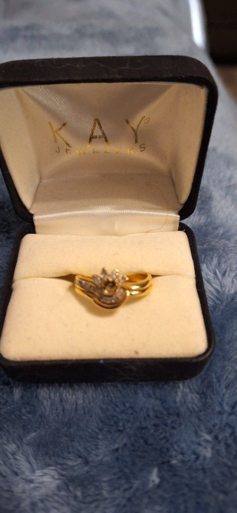 Diamond Ring Missing Stone