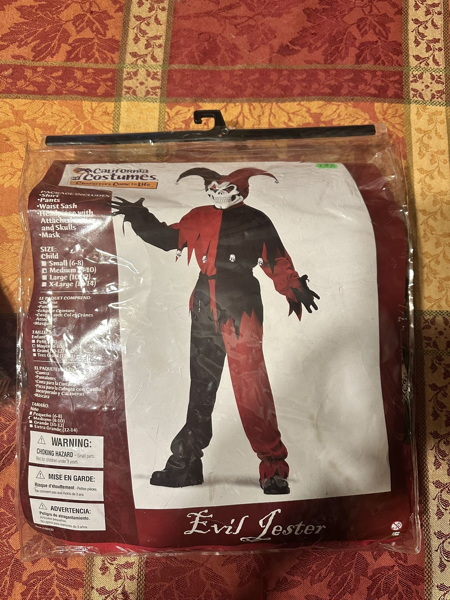 Evil Jester Children’s Costume