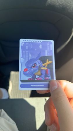 Digimon Metalgarurmon pop mart magnetic figure