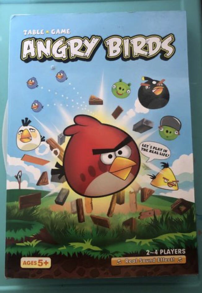 Angry Birds Table Game Board Game Complete Figures Miniatures Action Kids