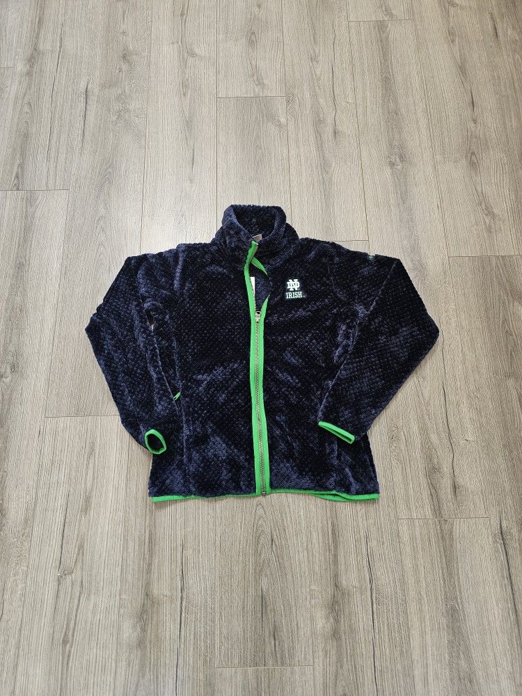 Columbia Notre Dame Fighting Irish Fleece Jacket Womens Size Medium