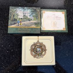 2005 White House Historical Association Christmas Ornament James A Garfield
