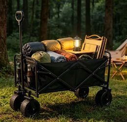Brand new heavy-duty folding wagon with big wheels