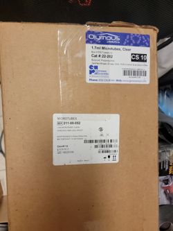 Olympus 1.7ml Snap Cap Microcentrifuge Tubes