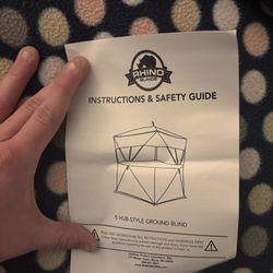 RHINO Hub-Style Ground Blind