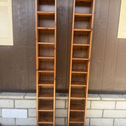 Media storage dvd/cd shelf