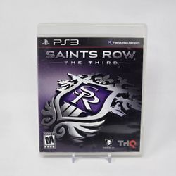 Saints Row: The Third (PlayStation 3 PS3) Black Label CIB COMPLETE & TESTED