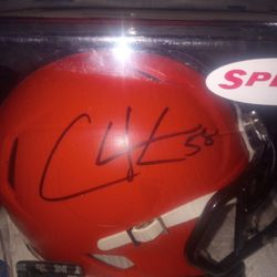 Christian Kirksey Autographed Brown's Mini Helmet 