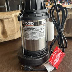 RIDGID 1/2 HP  STAINLESS STEEL Sump Pump