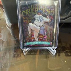 1998 TOPPS GALLERY OF HEROES STAINED GLASS INSERT #14 HIDEO NOMO DODGERS SP