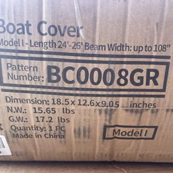 Boat Cover 24-26 Ft Length Up To 108 In Beam 