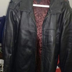 Express Men Leather XL LIKE NEW!!