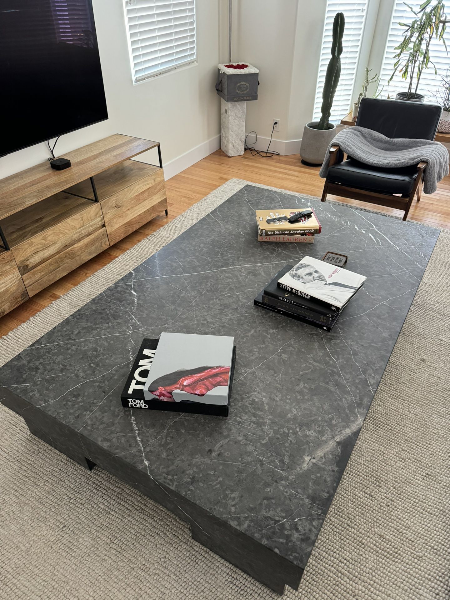 Large Marble Coffee Table 